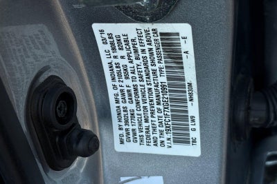 2016 Honda Civic Sedan EX-L