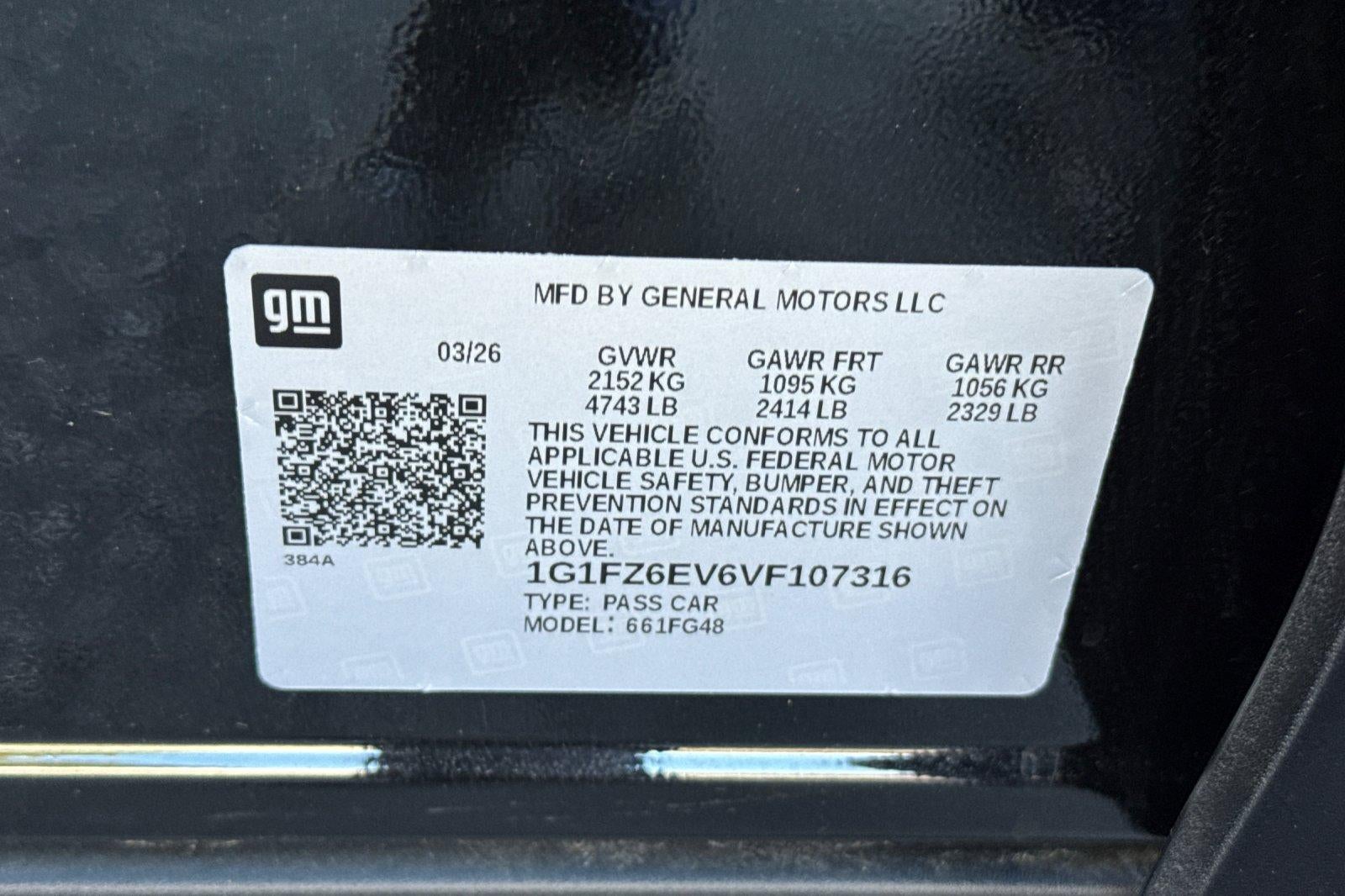 2027 Chevrolet Bolt RS