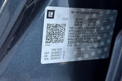 2019 Chevrolet Colorado 4WD ZR2