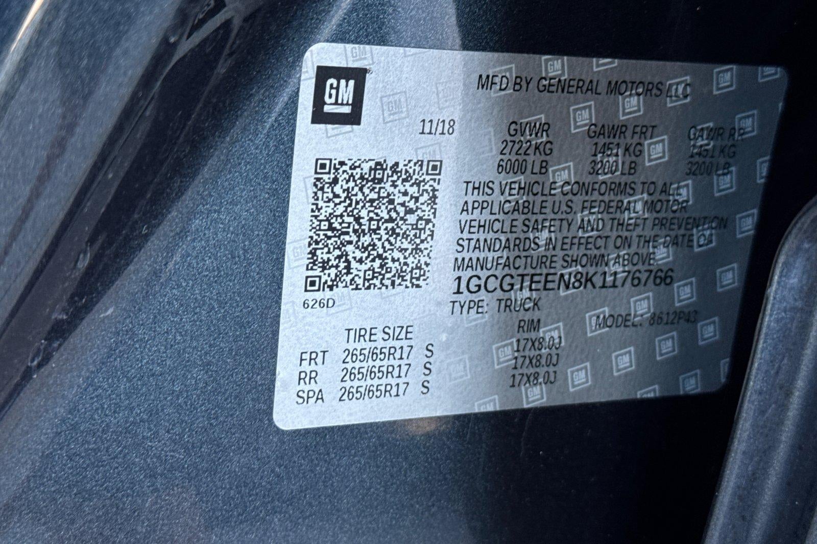 2019 Chevrolet Colorado 4WD ZR2