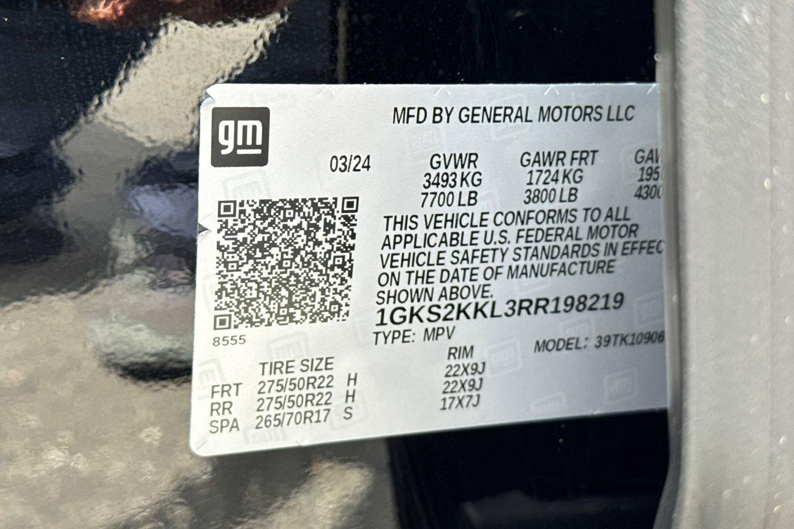 2024 GMC Yukon XL Denali Ultimate