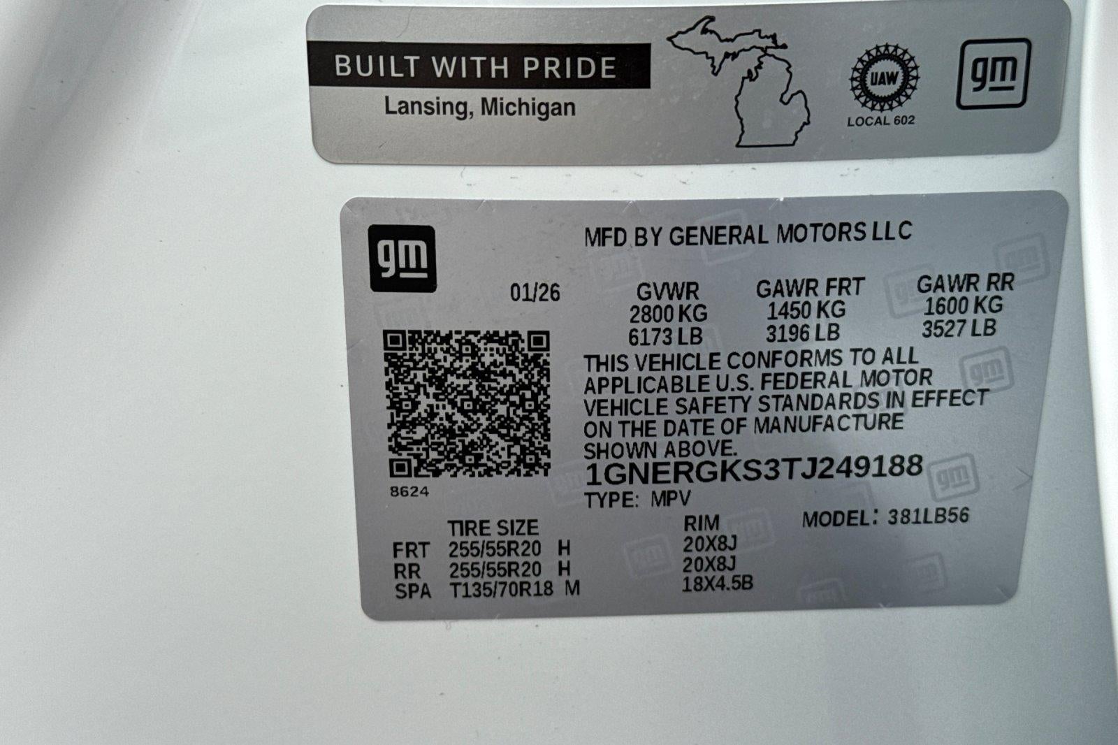 2026 Chevrolet Traverse LT