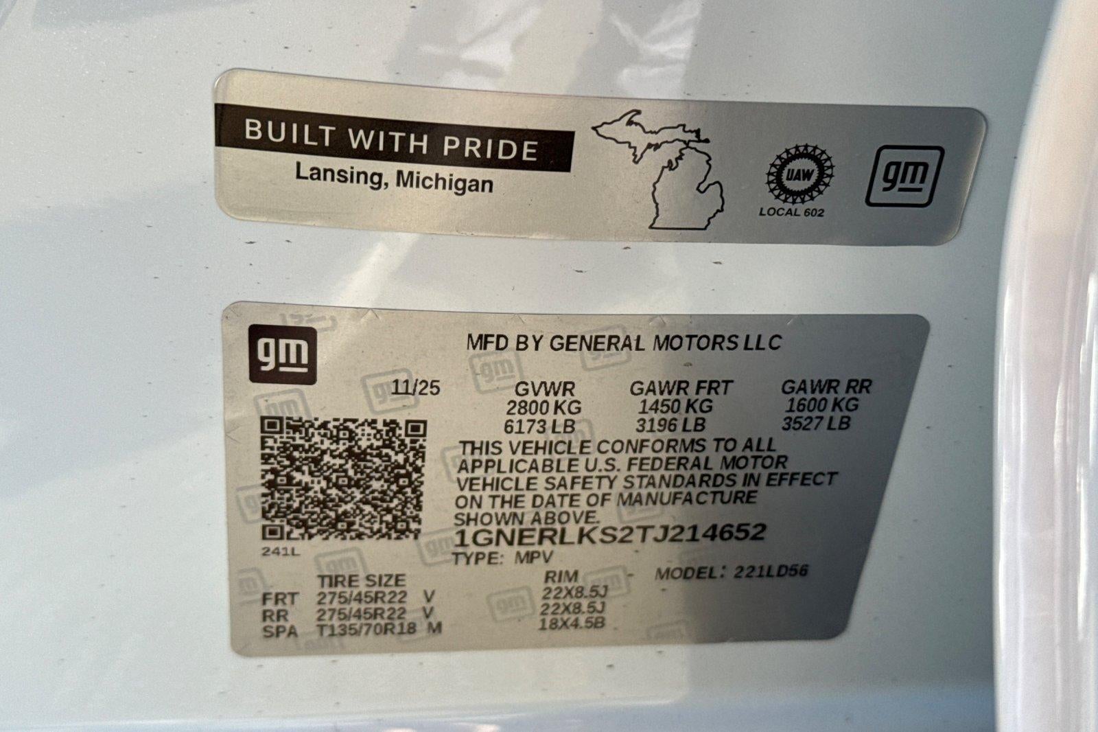 2026 Chevrolet Traverse RS