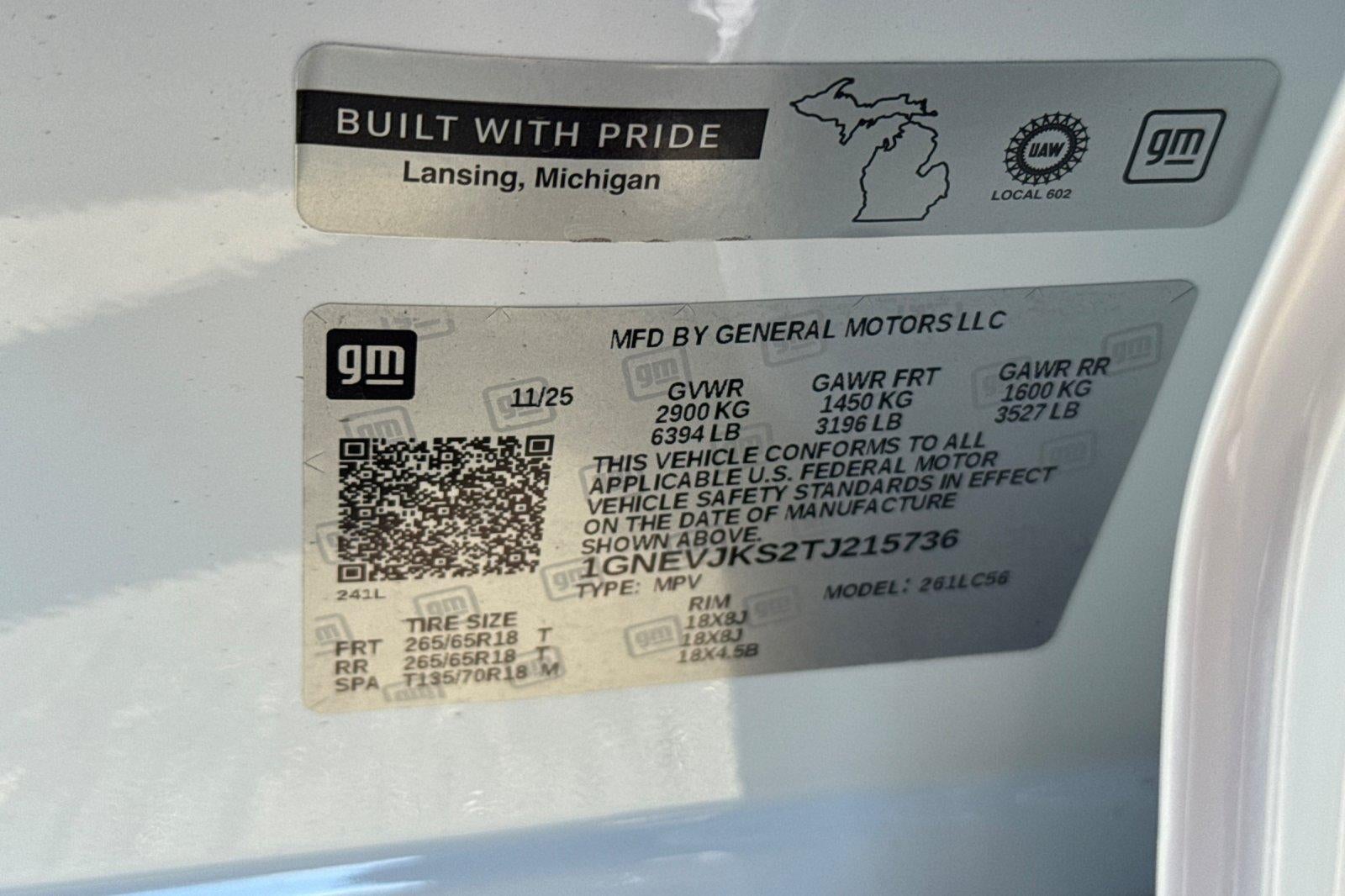 2026 Chevrolet Traverse Z71