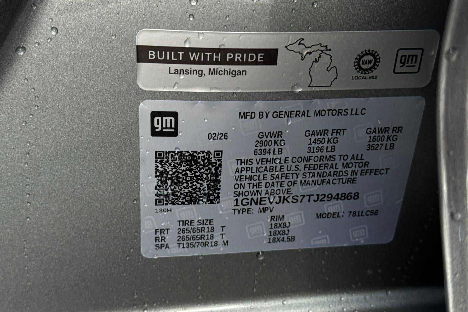 2026 Chevrolet Traverse Z71