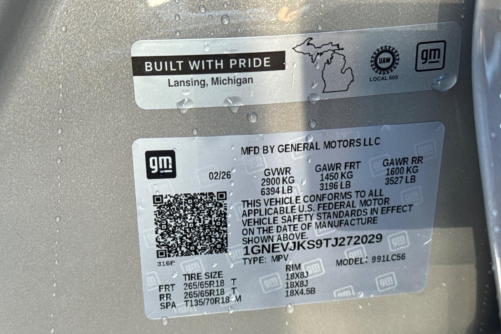 2026 Chevrolet Traverse Z71