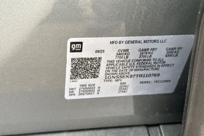 2026 Chevrolet Suburban RST