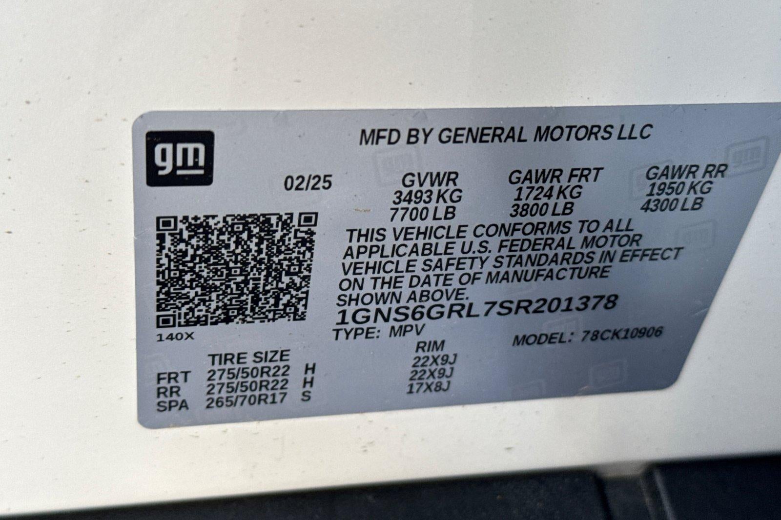 2025 Chevrolet Suburban High Country