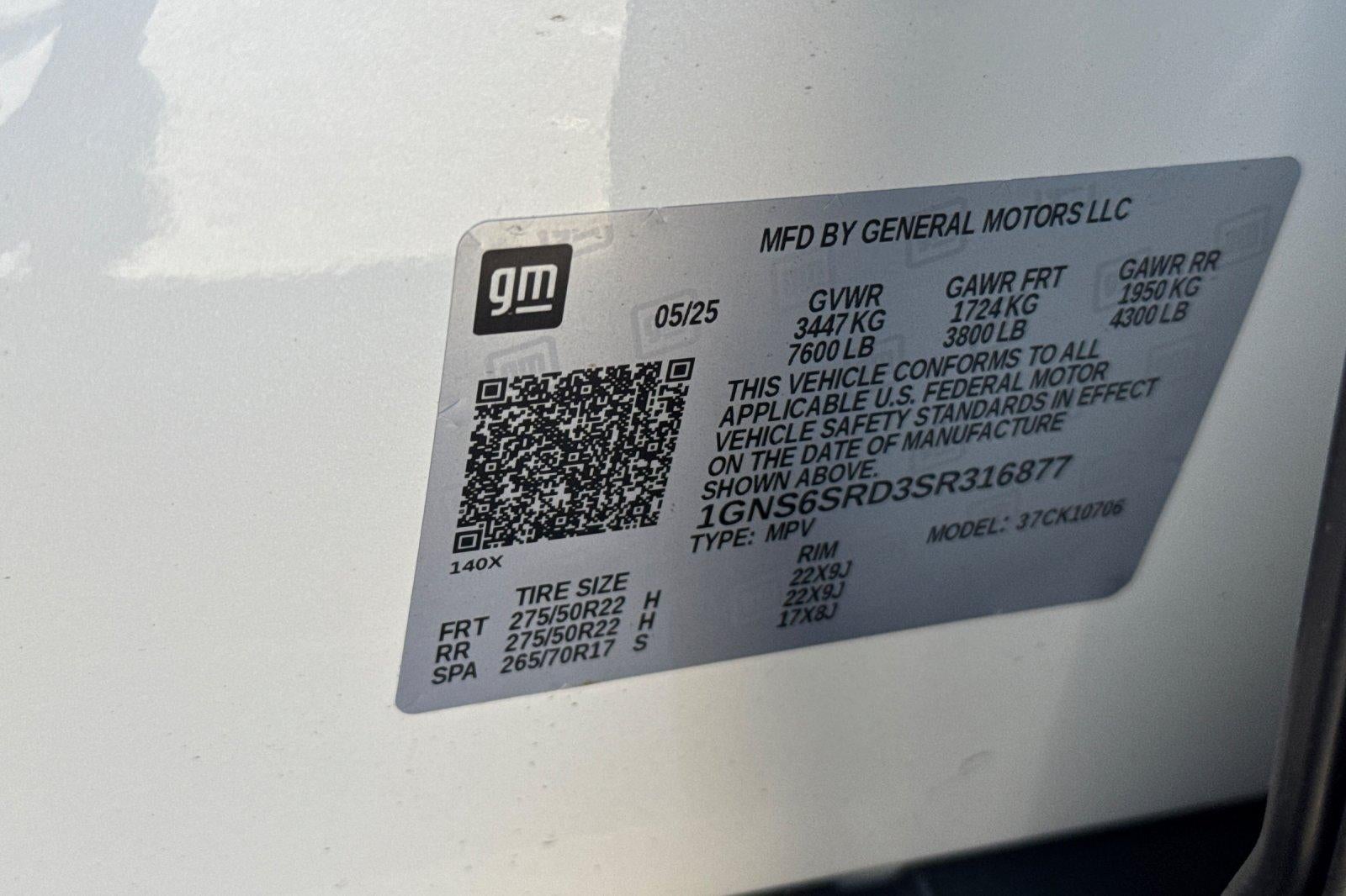 2025 Chevrolet Tahoe Premier