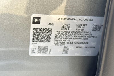 2026 Chevrolet Tahoe High Country