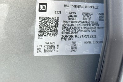 2026 Chevrolet Tahoe High Country