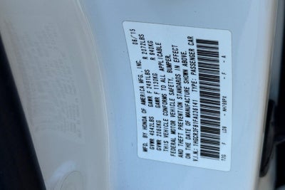 2015 Honda Accord Sedan EX-L