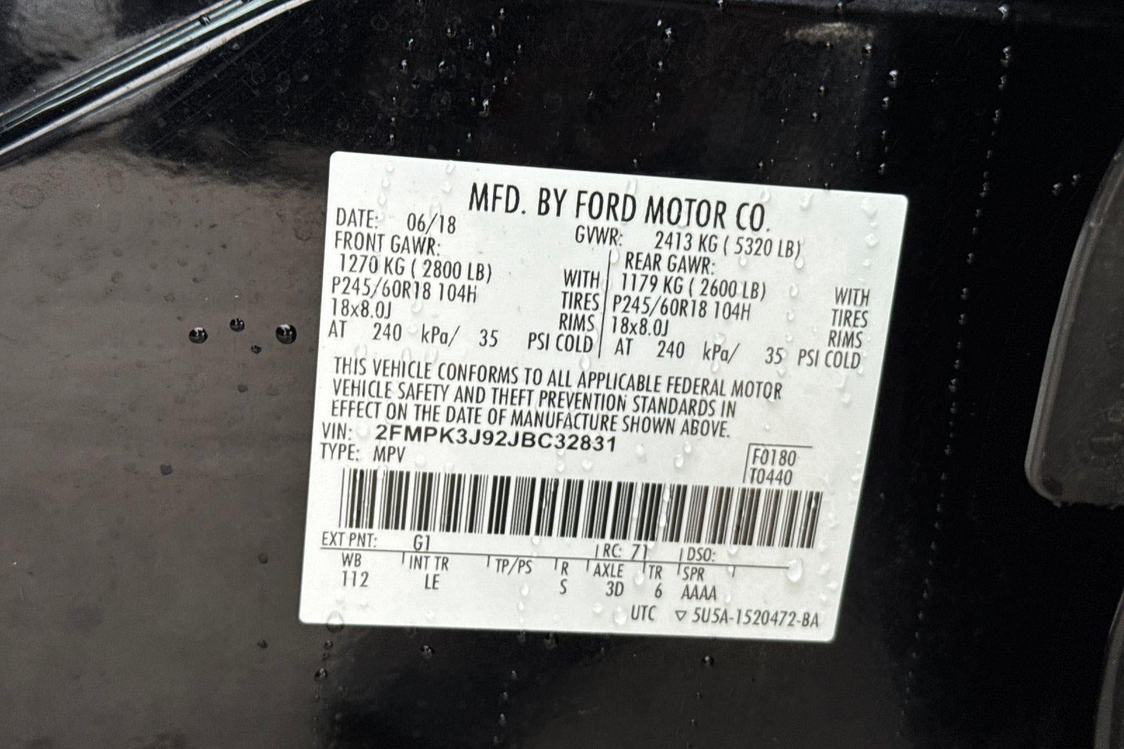 2018 Ford Edge SEL