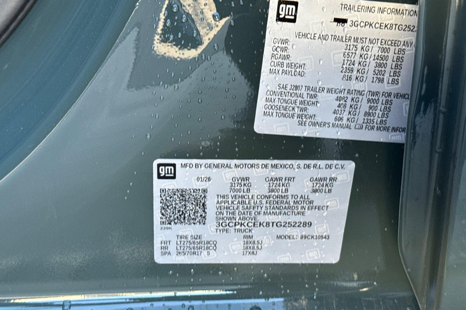 2026 Chevrolet Silverado 1500 Custom Trail Boss