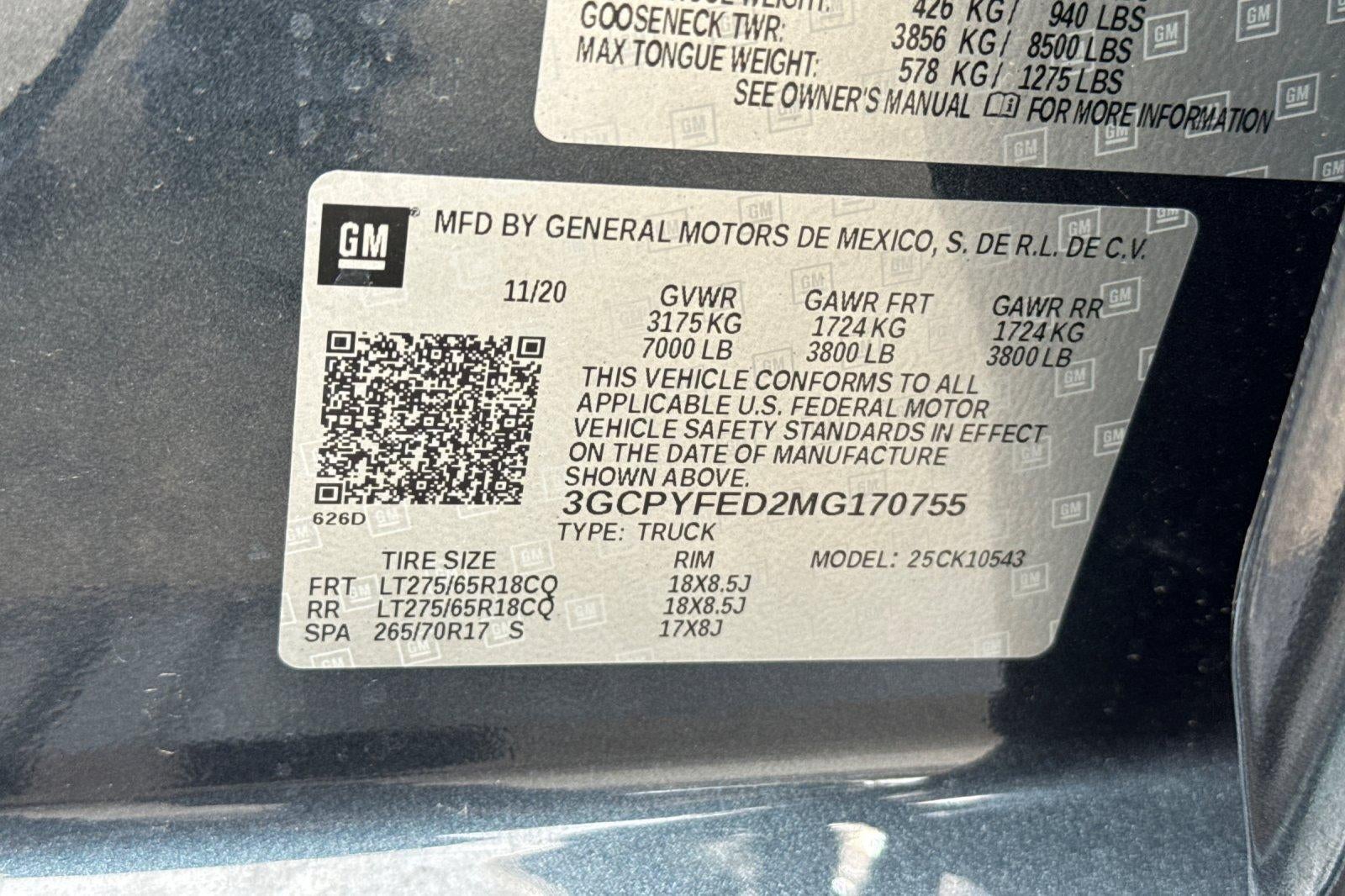 2021 Chevrolet Silverado 1500 LT Trail Boss