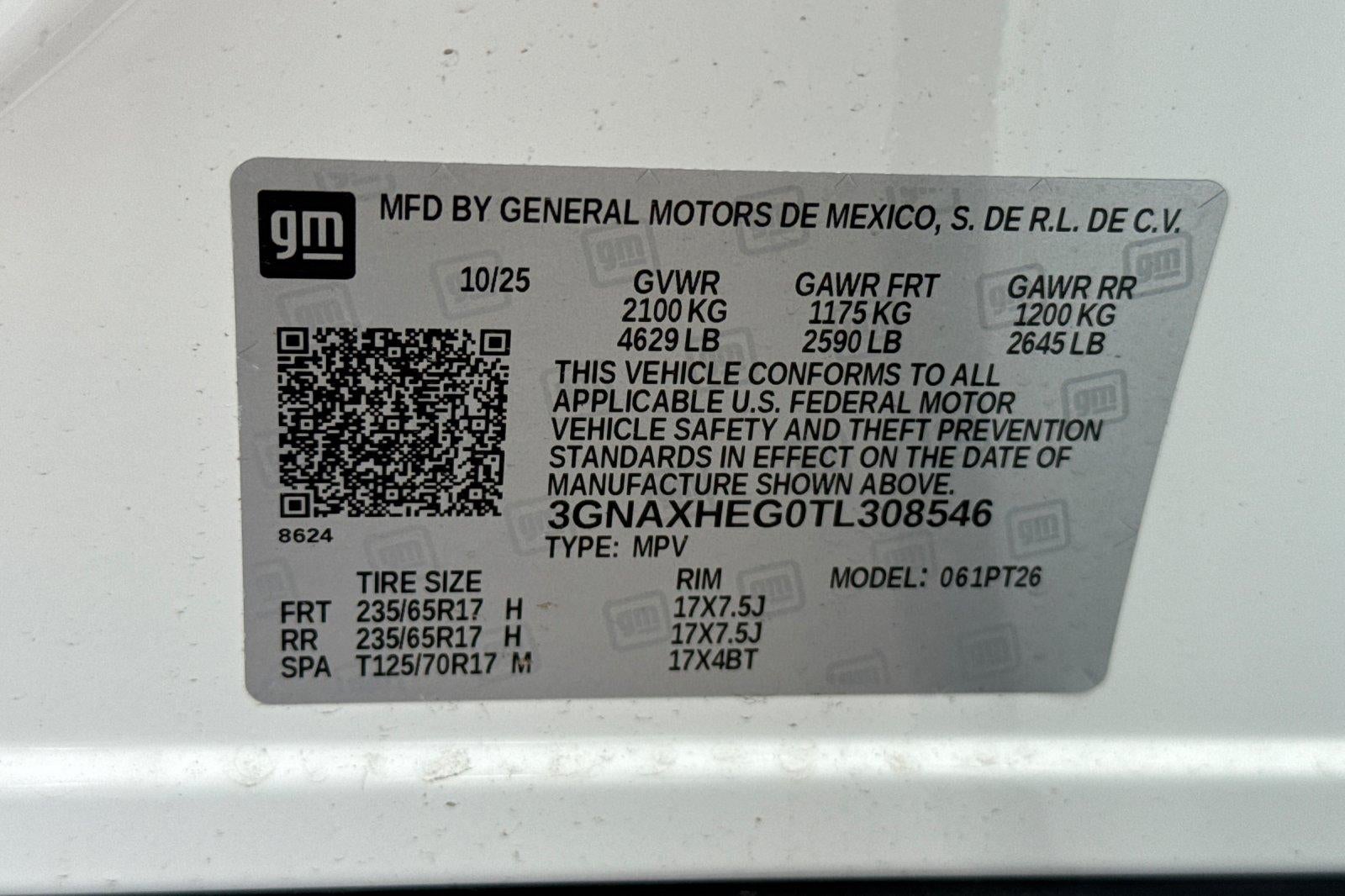 2026 Chevrolet Equinox LT