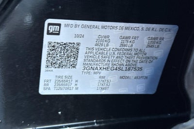 2025 Chevrolet Equinox LT