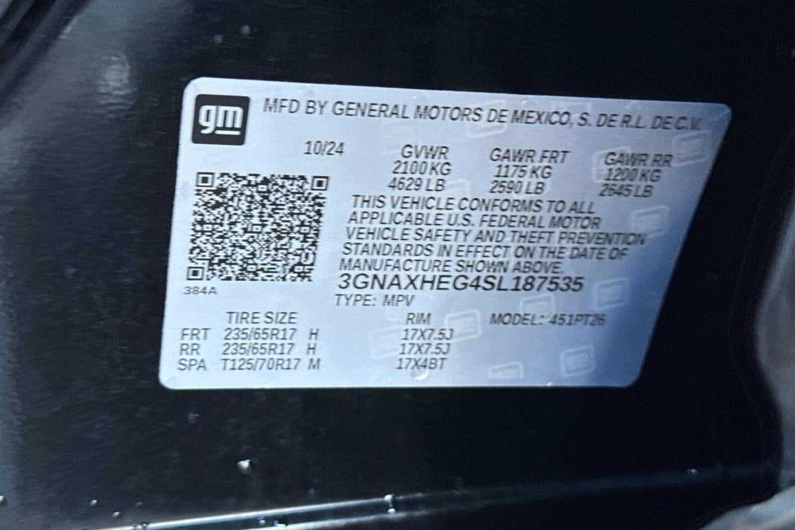 2025 Chevrolet Equinox LT
