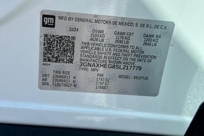 2025 Chevrolet Equinox LT