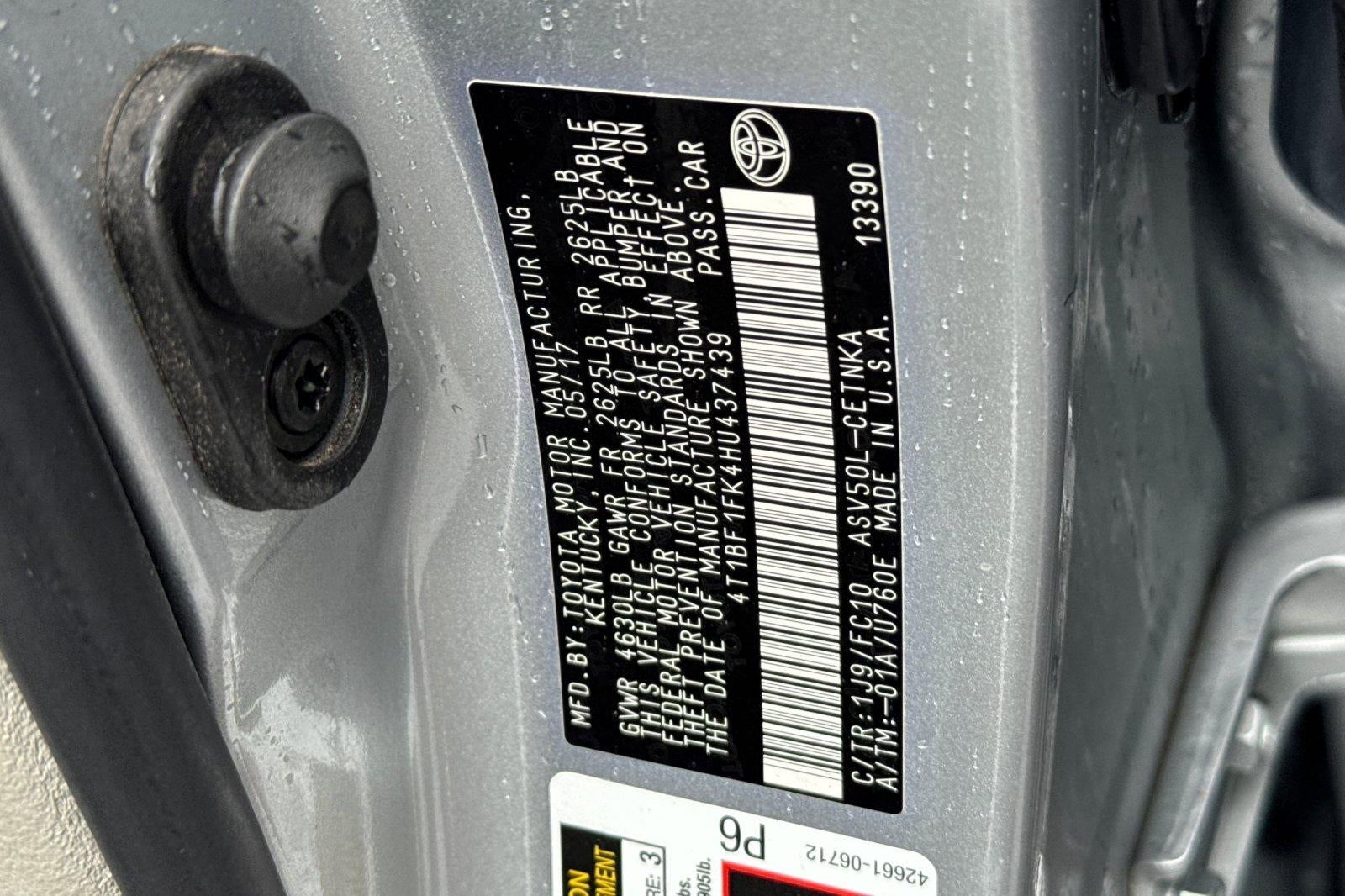 2017 Toyota Camry XLE