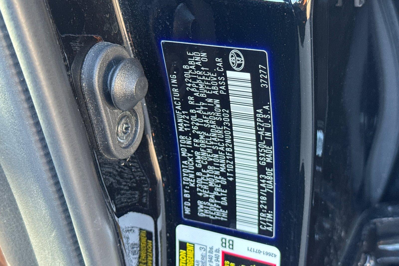 2022 Toyota Avalon Limited