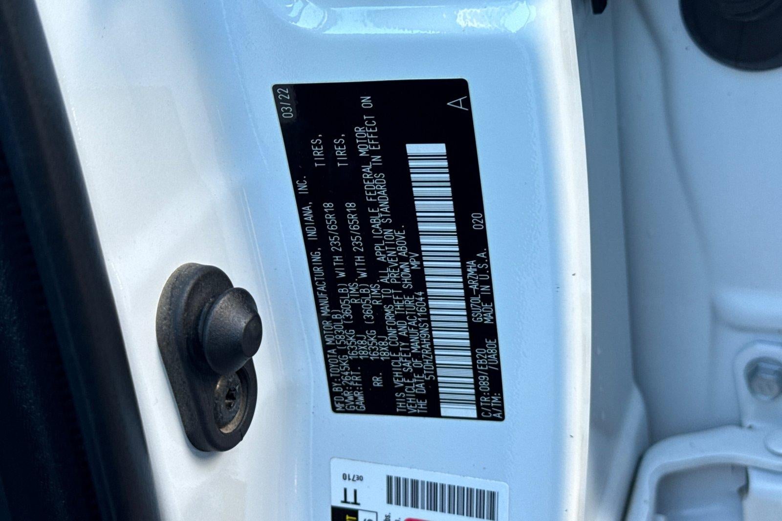 2022 Toyota Highlander XLE