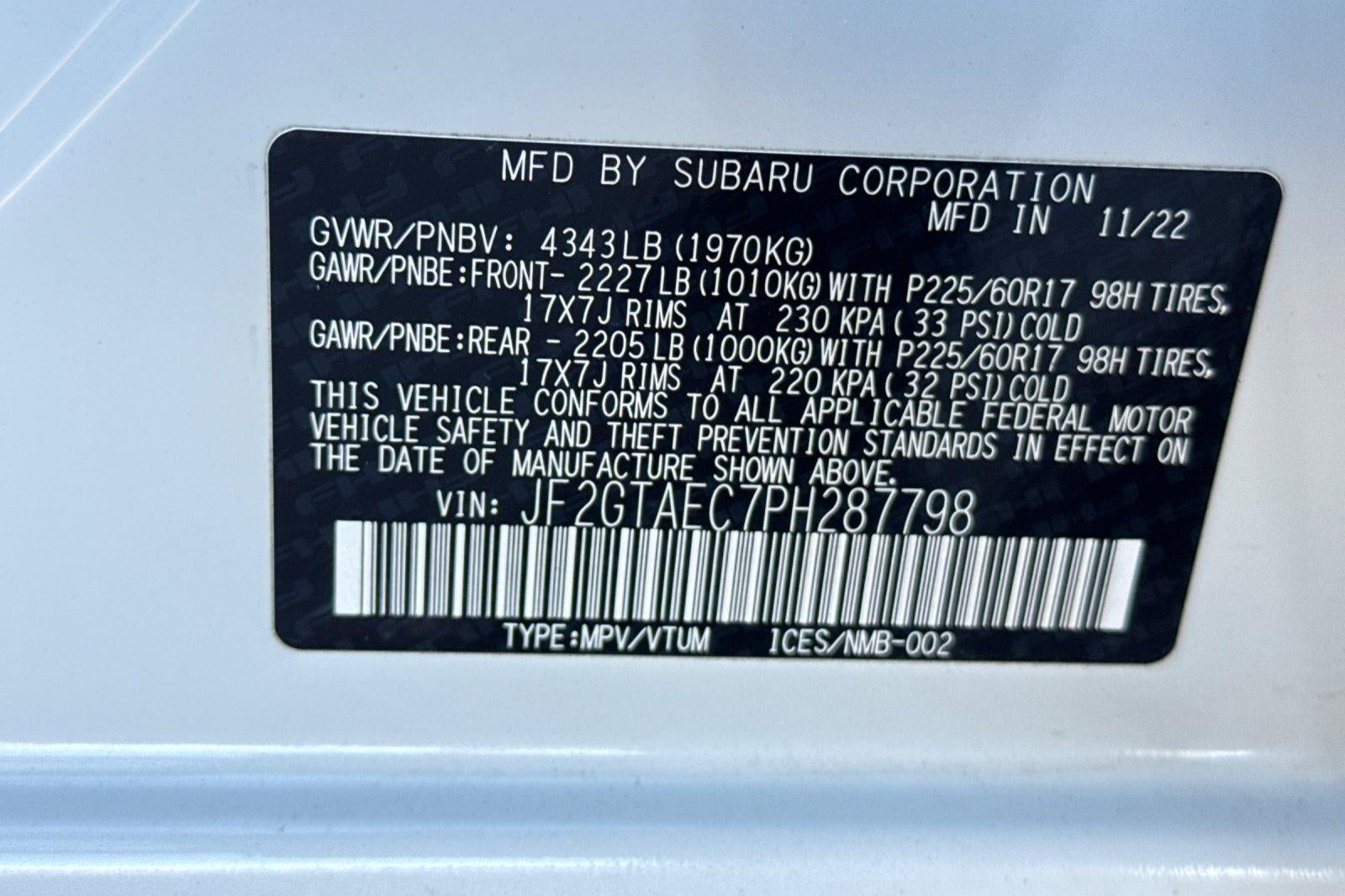 2023 Subaru Crosstrek Premium