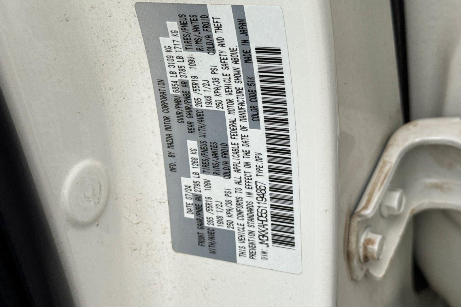 2025 Mazda Mazda CX-90 Select Package