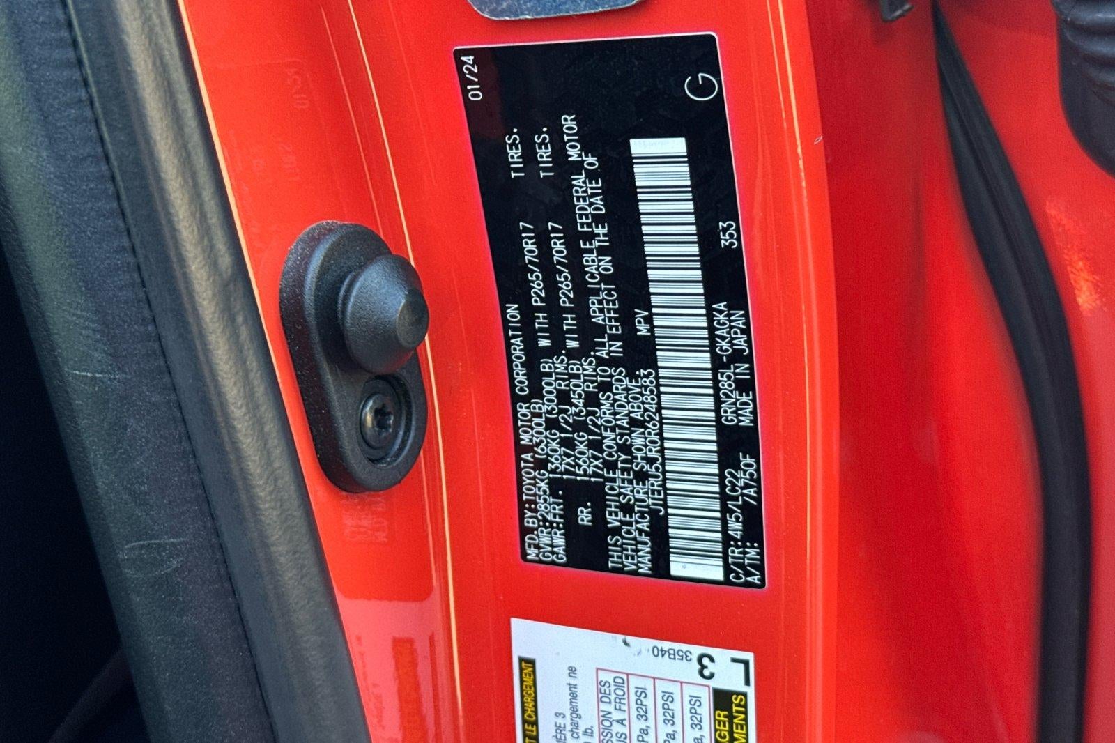 2024 Toyota 4Runner TRD Off Road