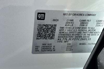 2026 Chevrolet Trax 2RS