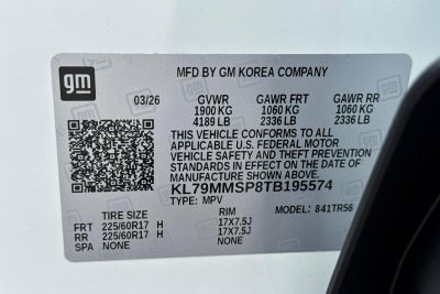 2026 Chevrolet Trailblazer LS
