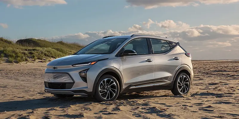 2025 Chevrolet Bolt EUV at the beach